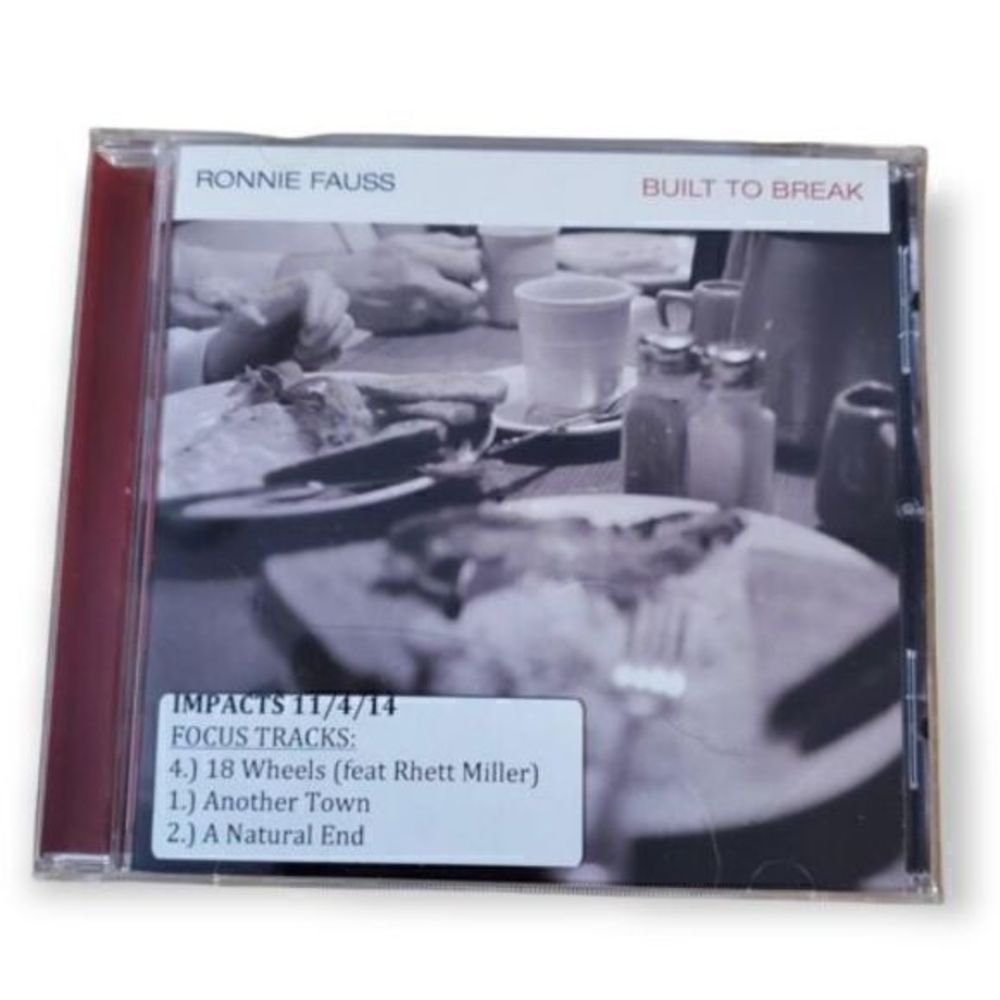 Ronnie Fauss - Built To Break‎ [Promo CD] 2014